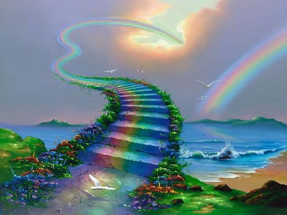 DIAMOND PAINTING -Regenbogenleiter