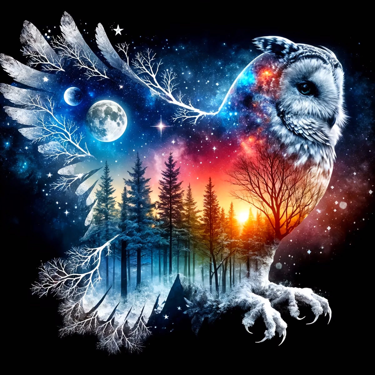 DIAMOND PAINTING - Eule