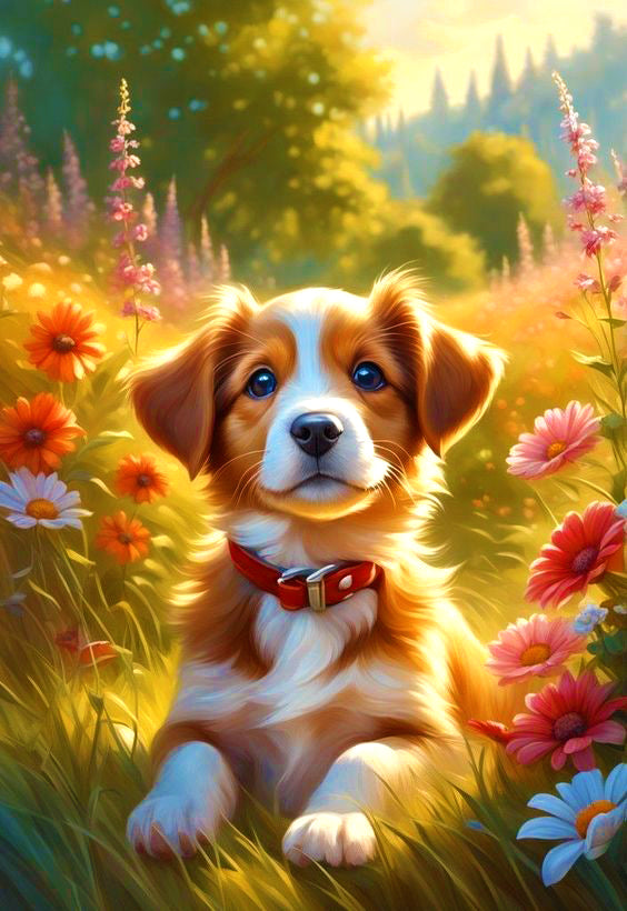 DIAMOND PAINTING -Hund