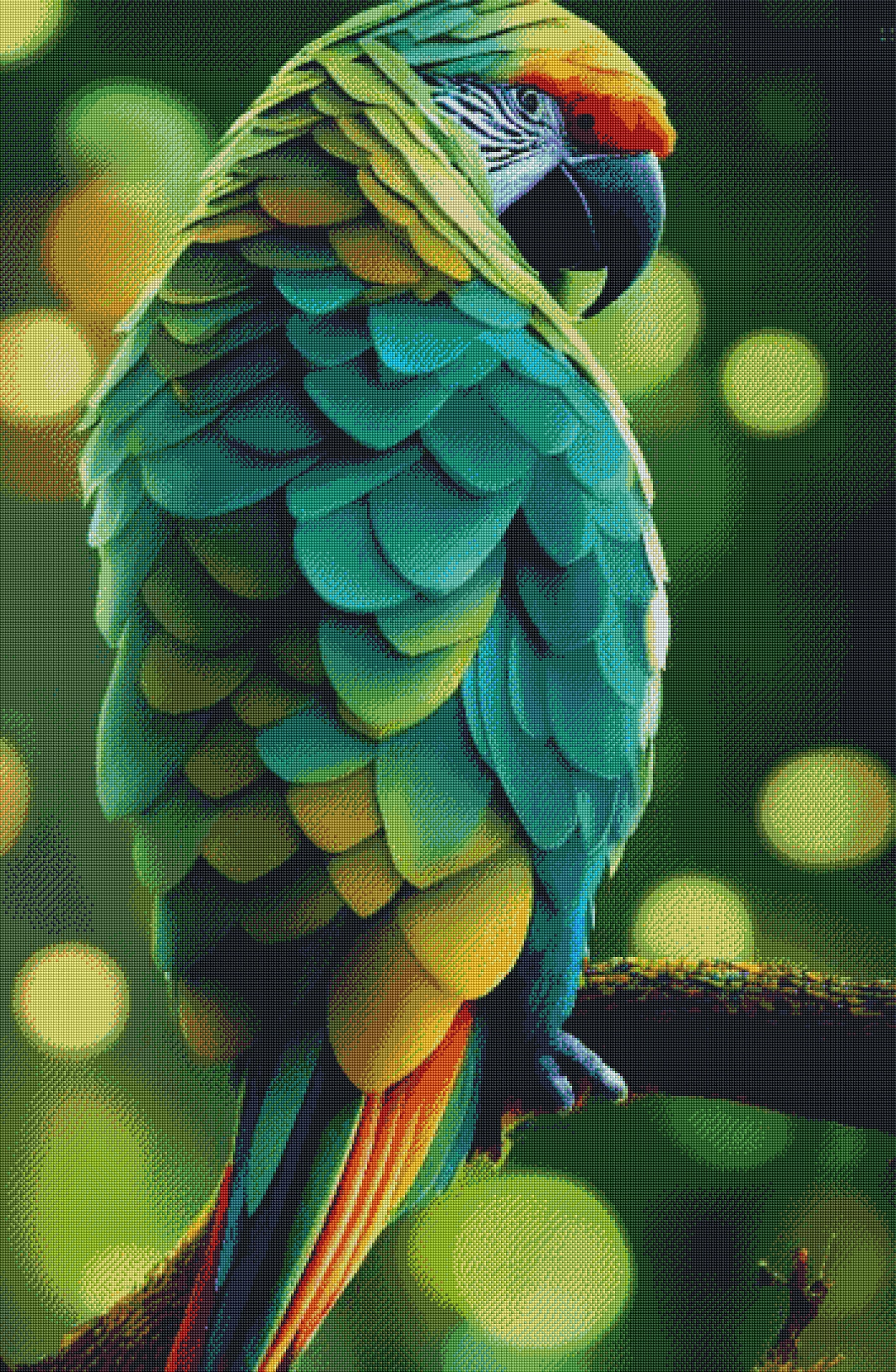DIAMOND PAINTING -PAPAGEI