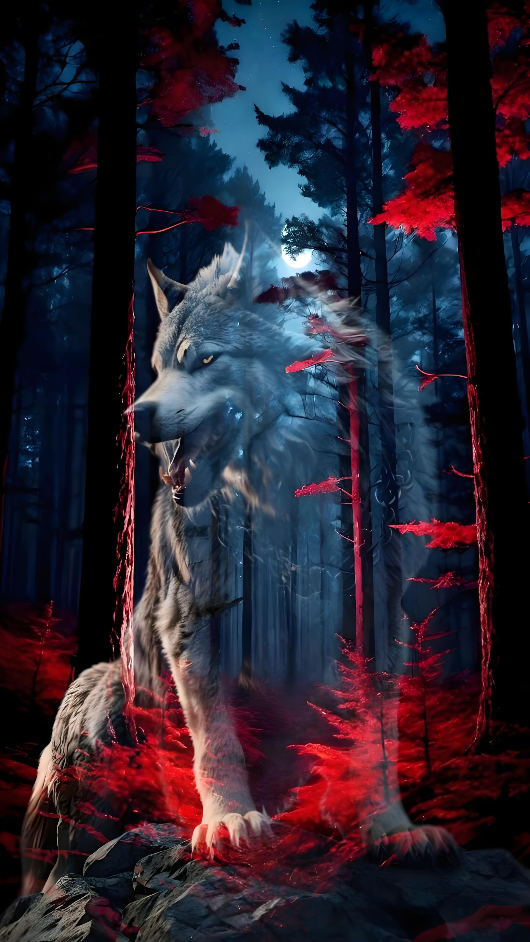 DIAMOND PAINTING - wolf