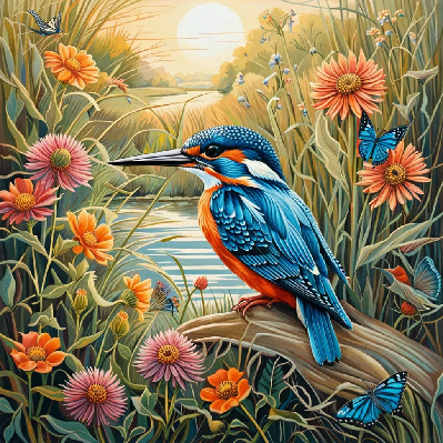 DIAMOND PAINTING - Vogel