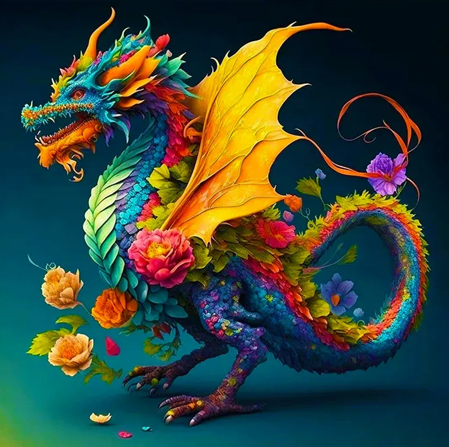 DIAMOND PAINTING -DRACHEN
