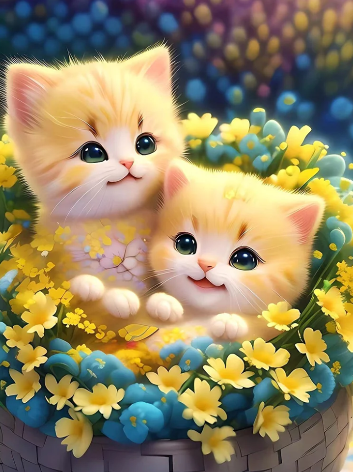 DIAMOND PAINTING -KATZE