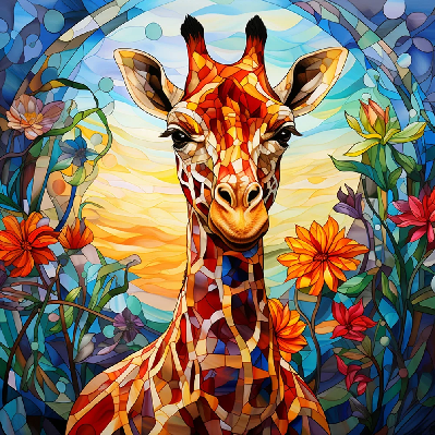 DIAMOND PAINTING -Giraffe