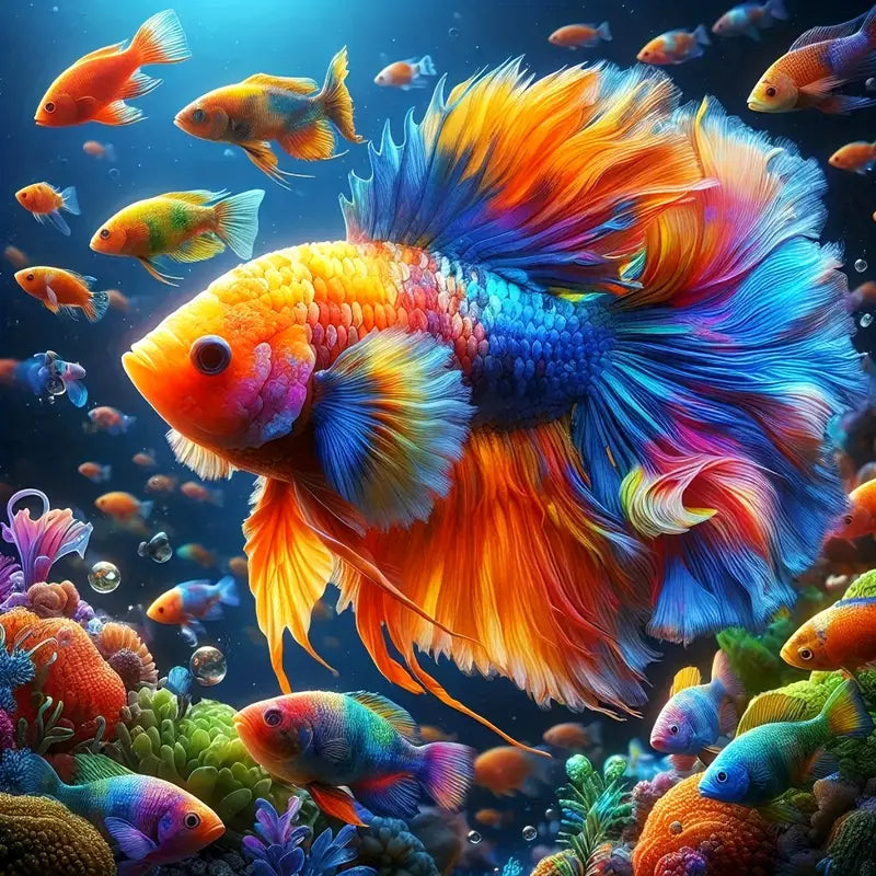 DIAMOND PAINTING - Goldfisch