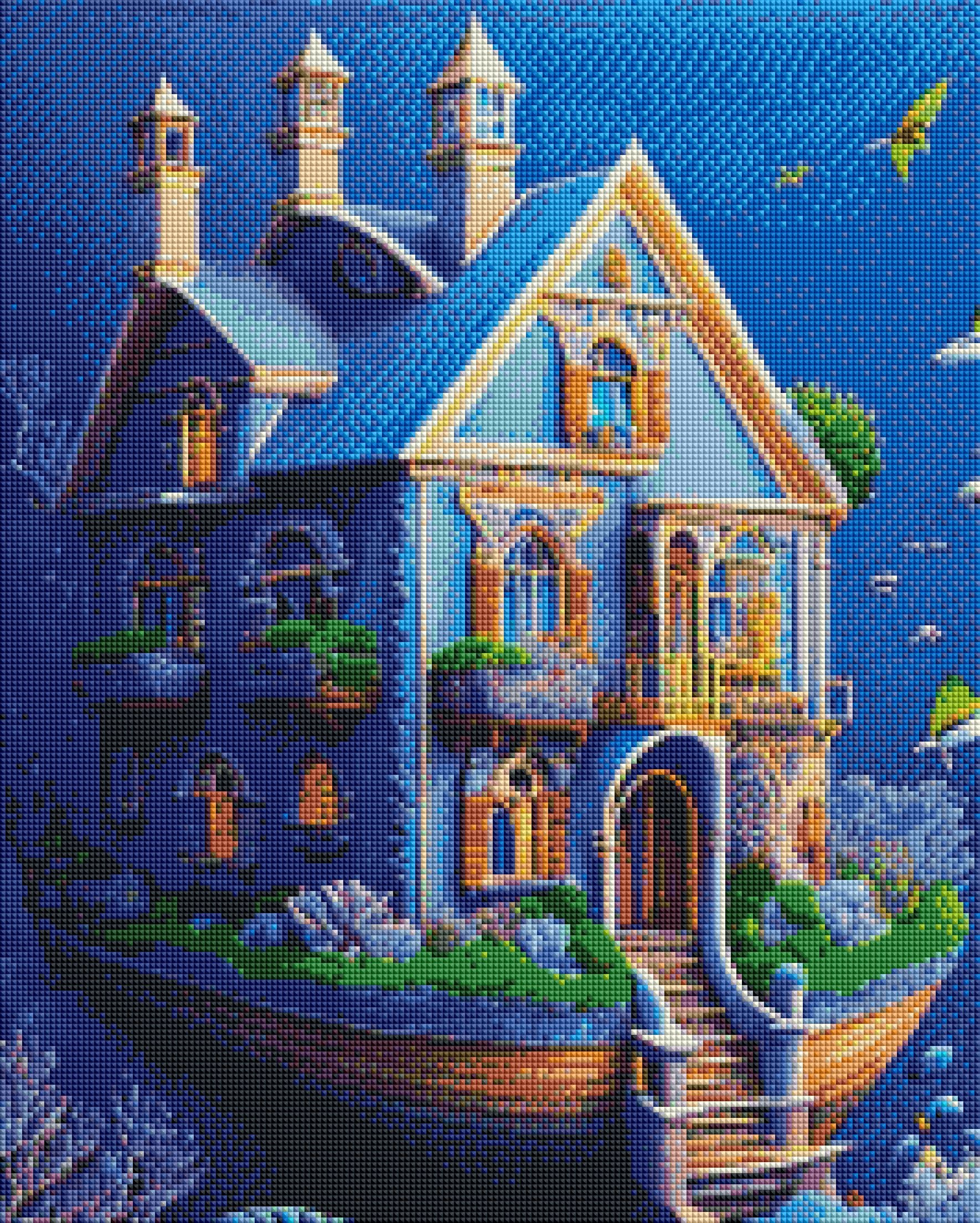 DIAMOND PAINTING -OCEAN COTTAGE
