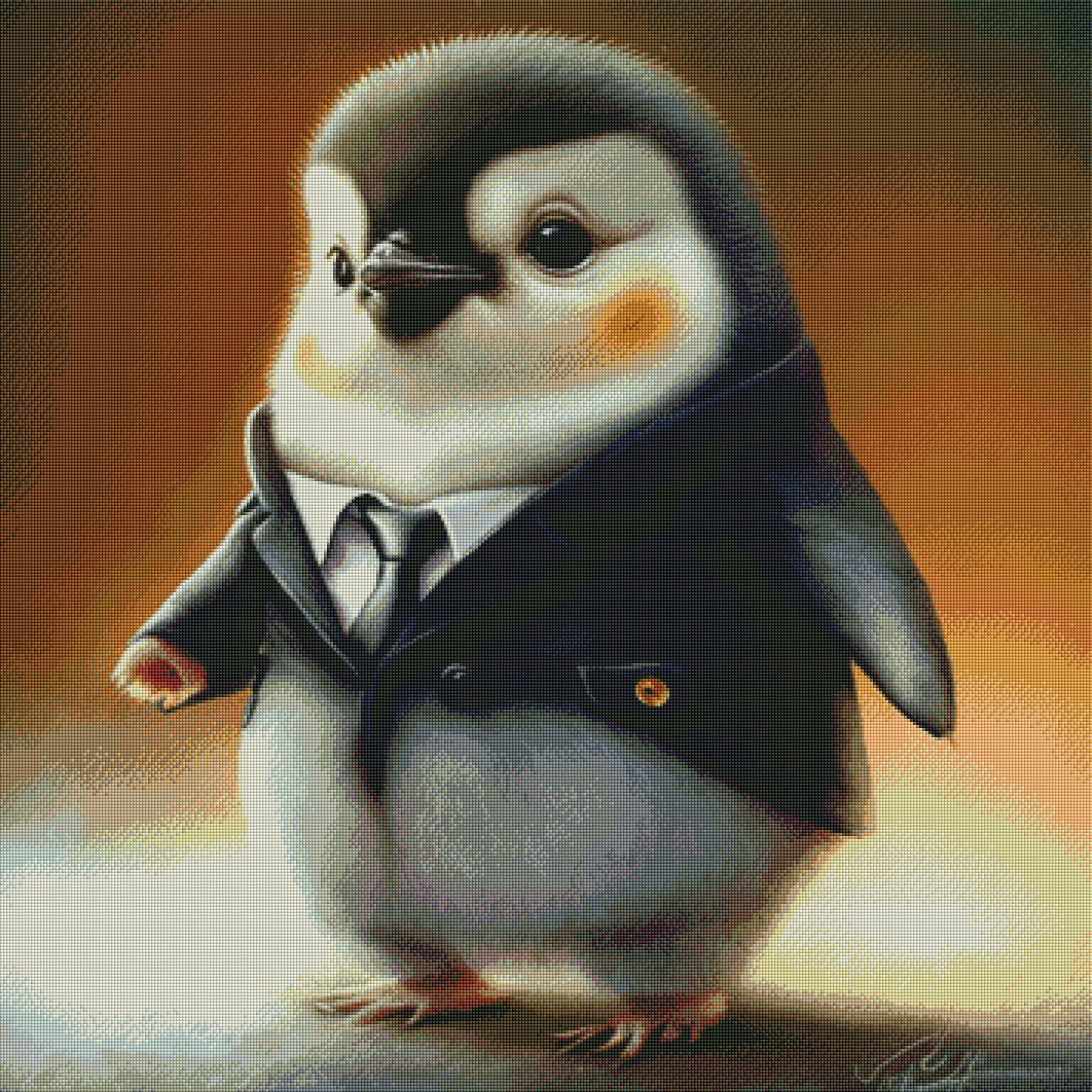 DIAMOND PAINTING -PINGUIN-LEIBWÄCHTER