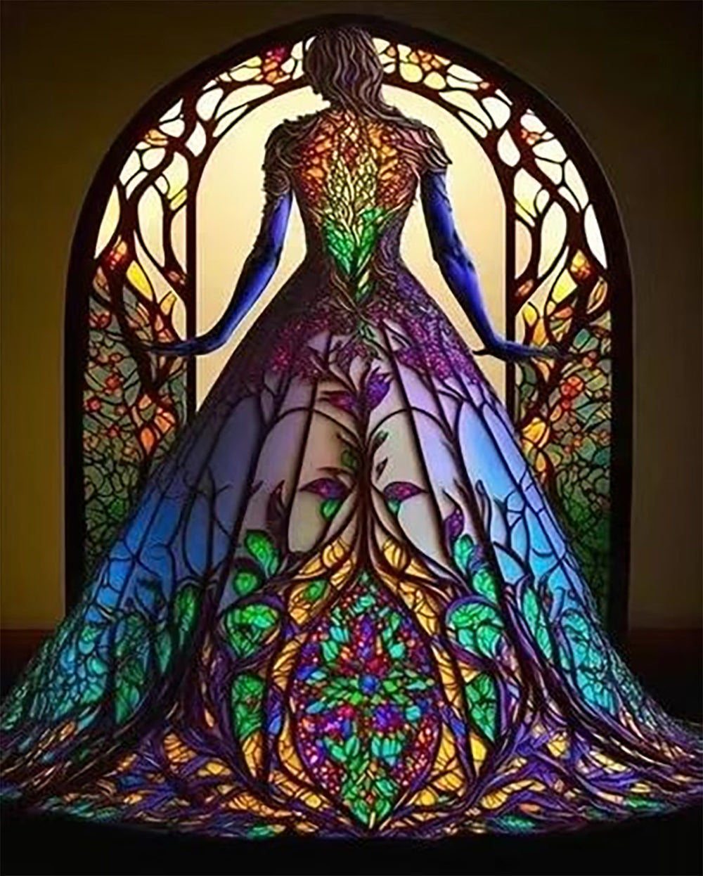 DIAMOND PAINTING -HOCHZEITSKLEID