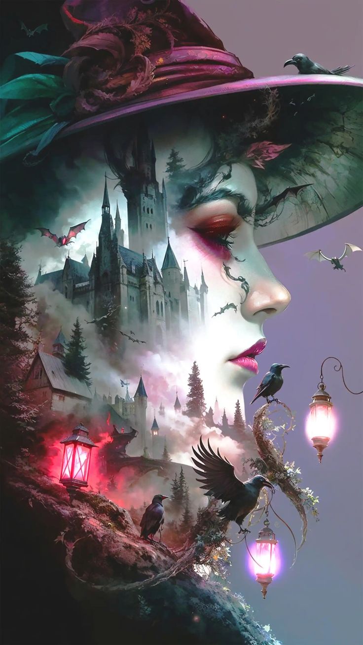 DIAMOND PAINTING - Geheimnisvolle Frau