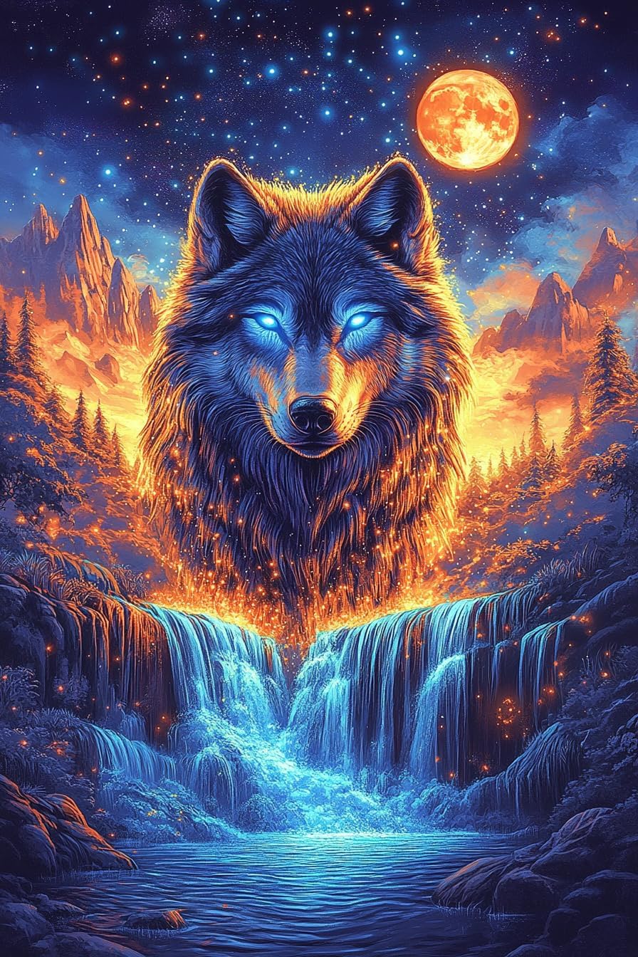 DIAMOND PAINTING - Wolf