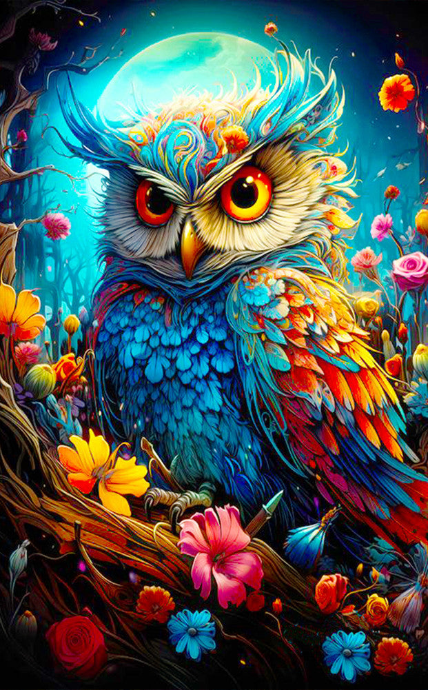 DIAMOND PAINTING -Eule