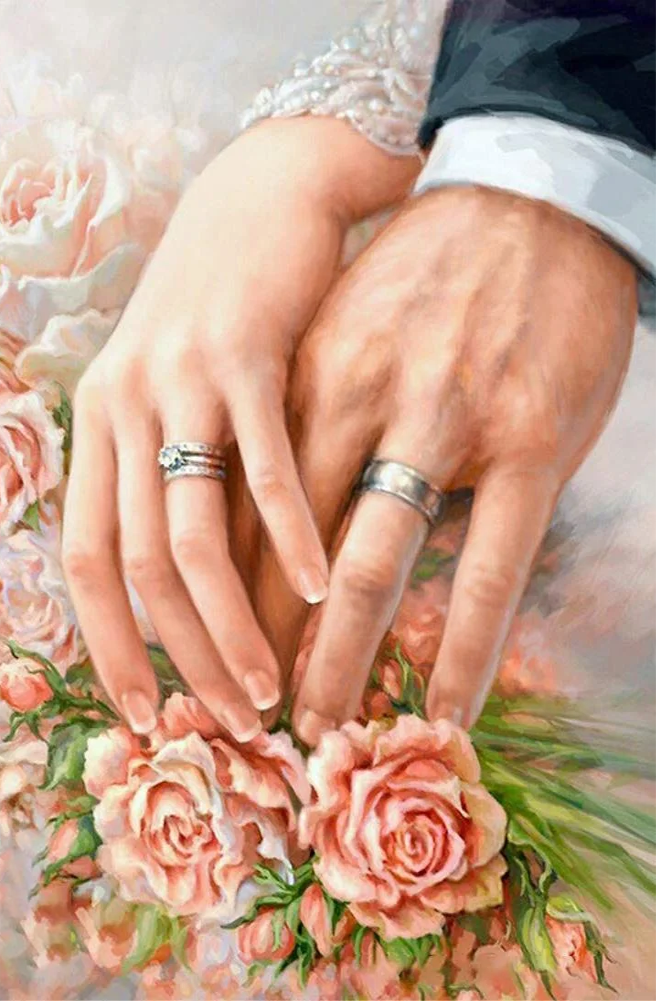 DIAMOND PAINTING -Hand in Hand bis ins hohe Alter