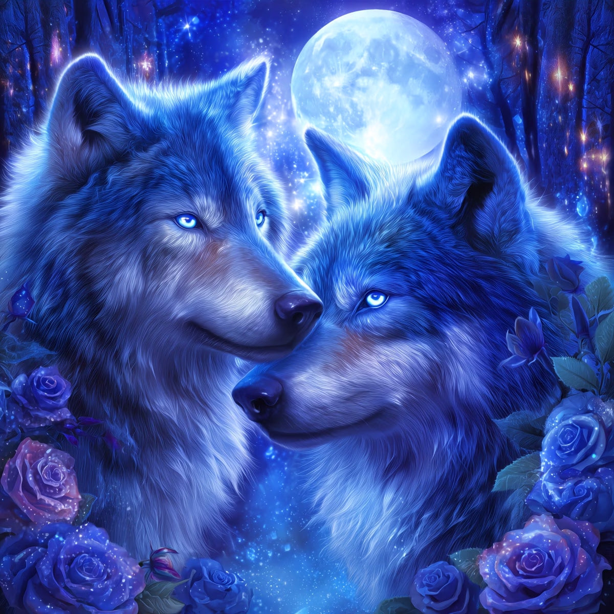 DIAMOND PAINTING - Wolf
