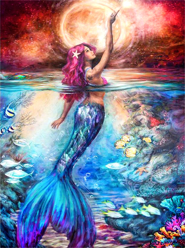 DIAMOND PAINTING -Meerjungfrau