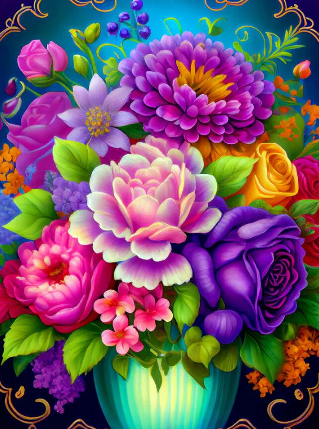 DIAMOND PAINTING -Blume
