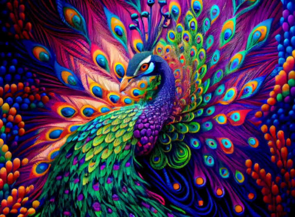 DIAMOND PAINTING -PFAU