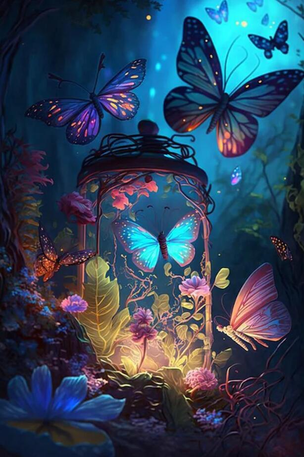 DIAMOND PAINTING -Schmetterling