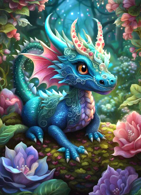 DIAMOND PAINTING -Drachen
