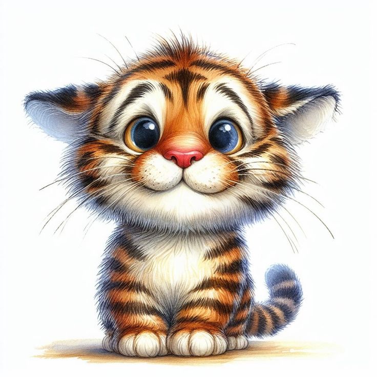DIAMOND PAINTING - Kleiner Tiger