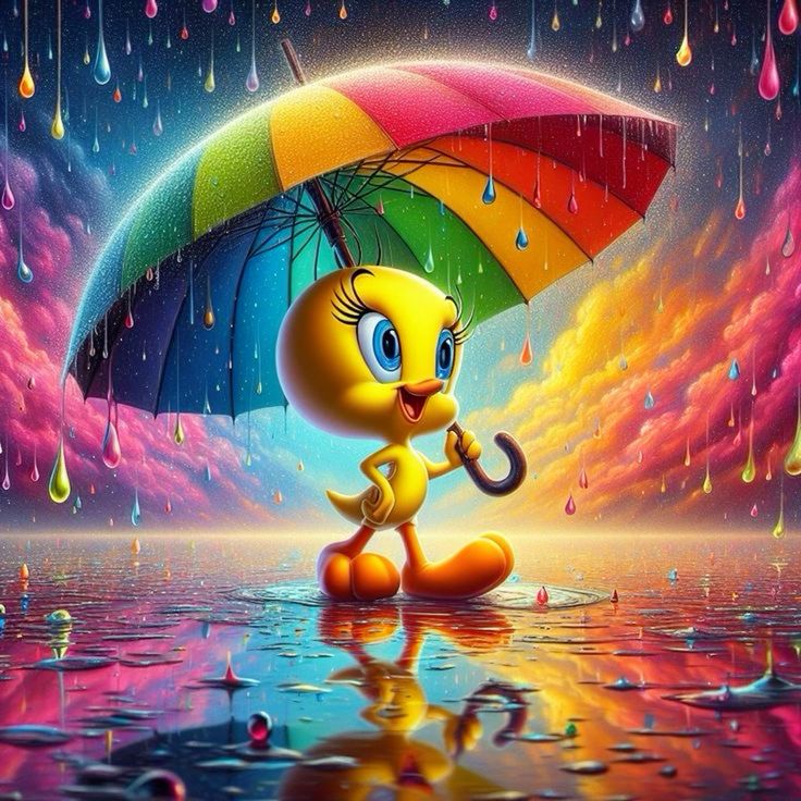 DIAMOND PAINTING - kleine gelbe Ente