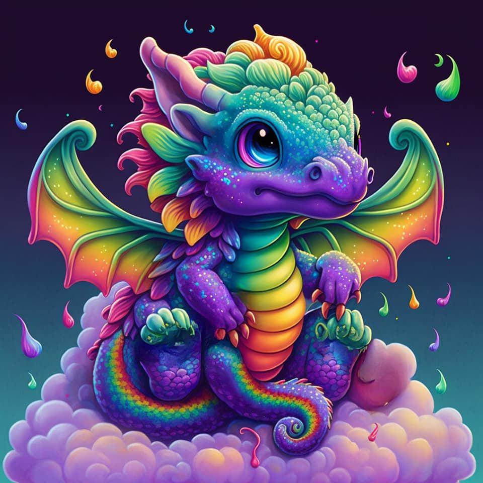 DIAMOND PAINTING -DRACHEN