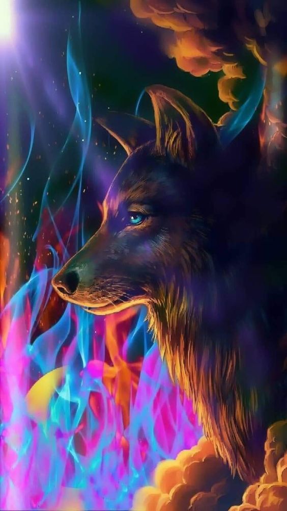 DIAMOND PAINTING - WOLF