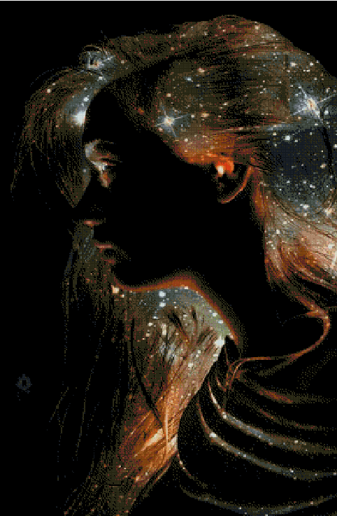 DIAMOND PAINTING - FRAU