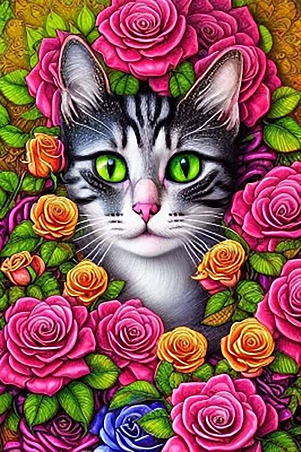 DIAMOND PAINTING -KATZE