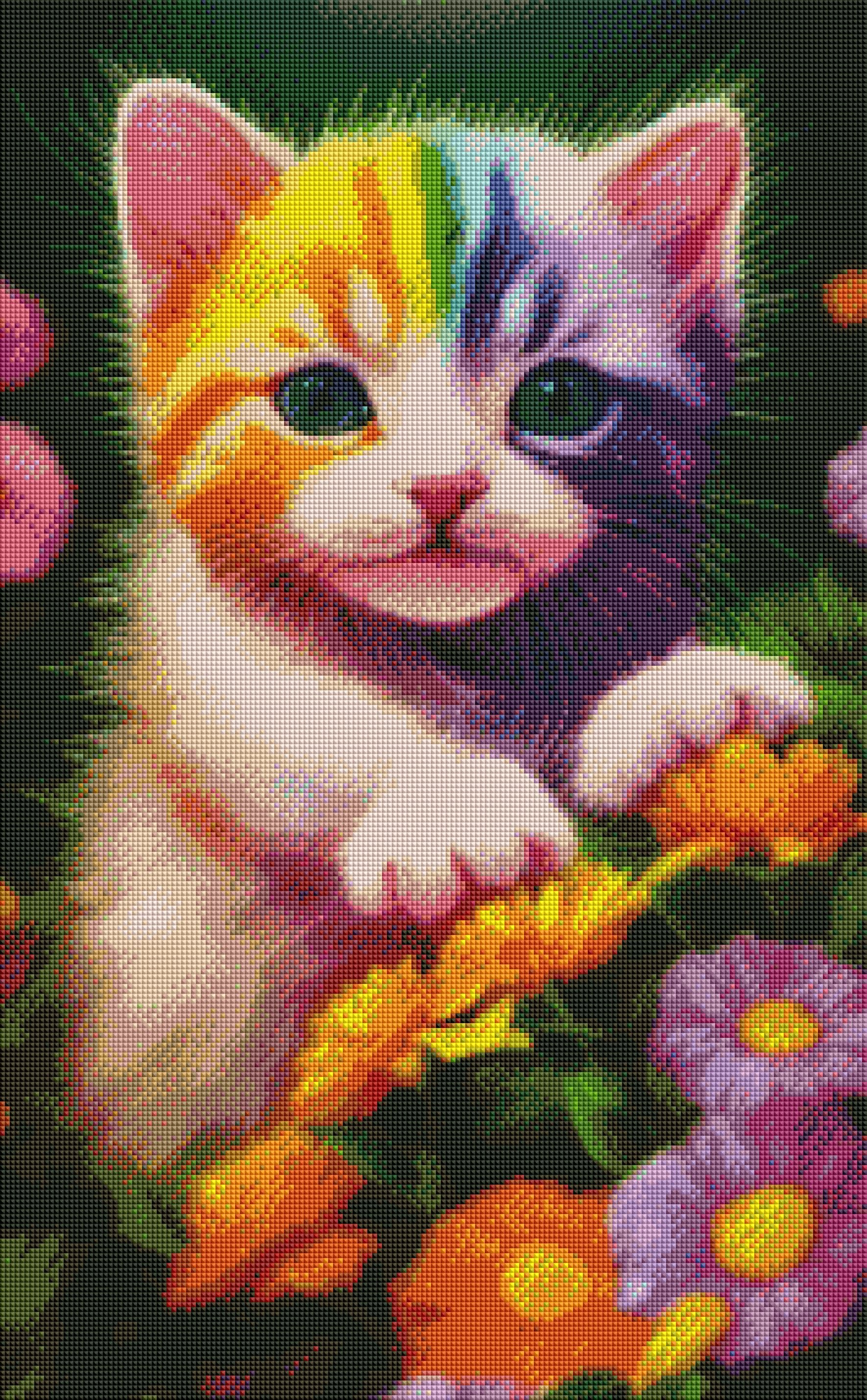 DIAMOND PAINTING -LEUCHTENDE ROSEN