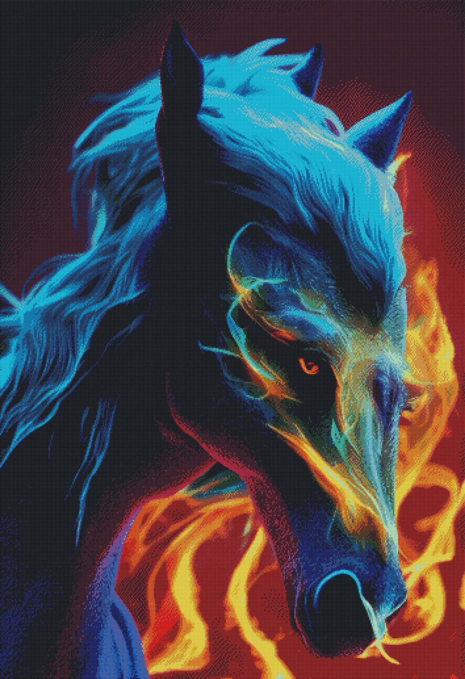 DIAMOND PAINTING -Pferd