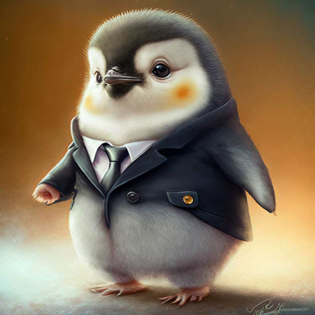 DIAMOND PAINTING -PINGUIN-LEIBWÄCHTER