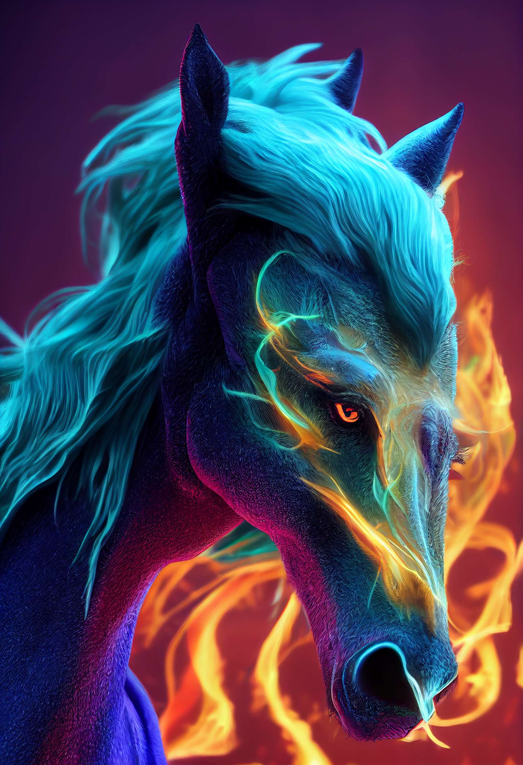 DIAMOND PAINTING -Pferd