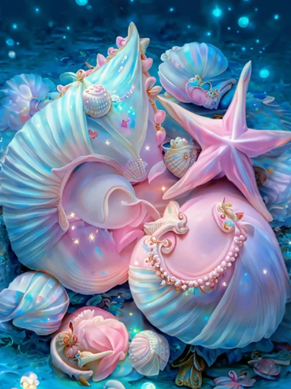 DIAMOND PAINTING -Muschel