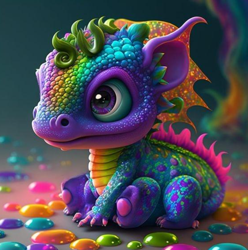DIAMOND PAINTING -DRACHEN