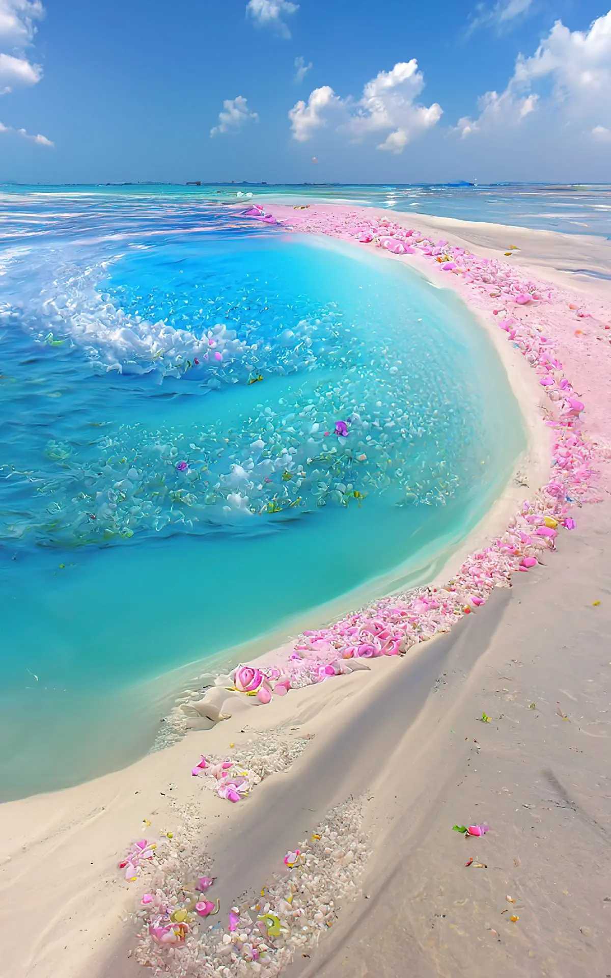 DIAMOND PAINTING - ROSE AM MEER