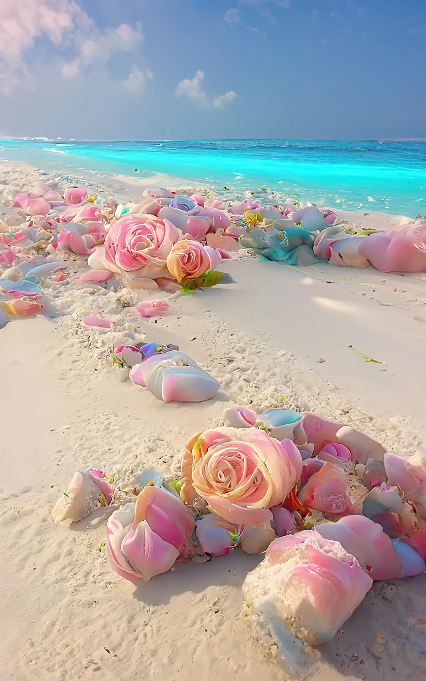 DIAMOND PAINTING - ROSE AM MEER