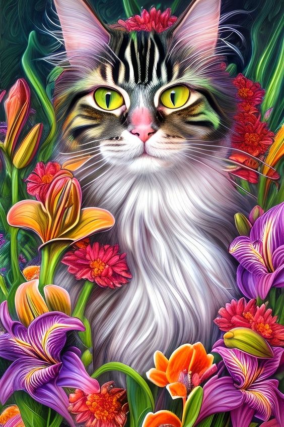 DIAMOND PAINTING -KATZE