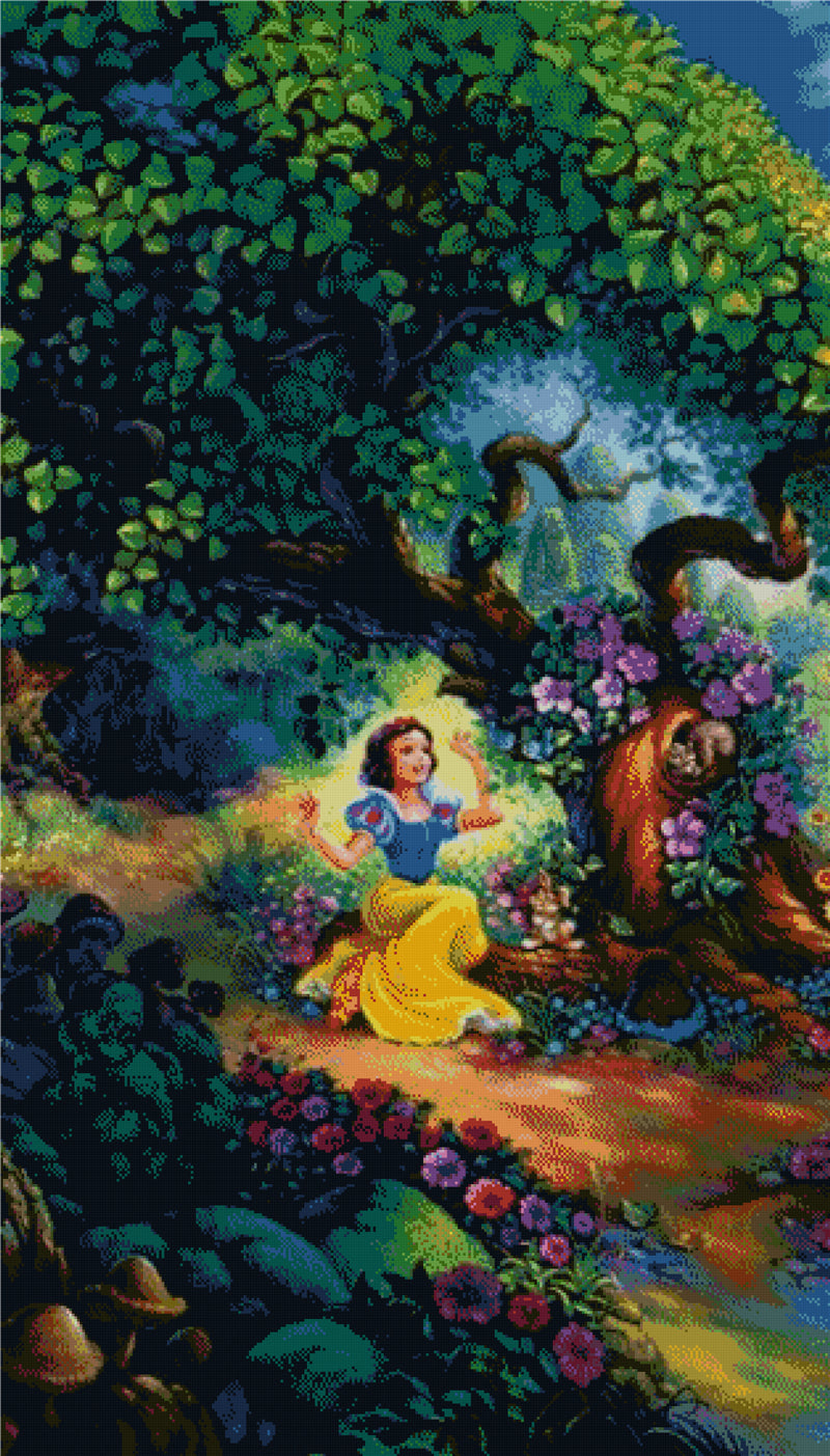 DIAMOND PAINTING - SCHNEEWITTCHEN