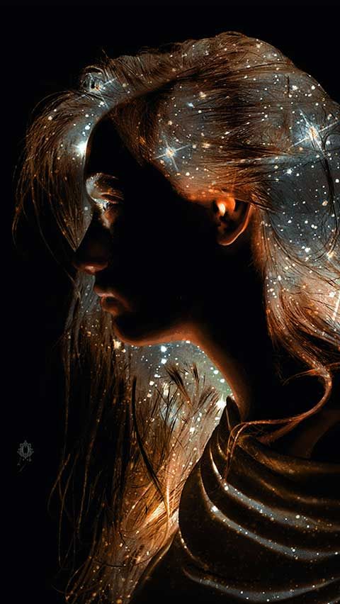 DIAMOND PAINTING - FRAU