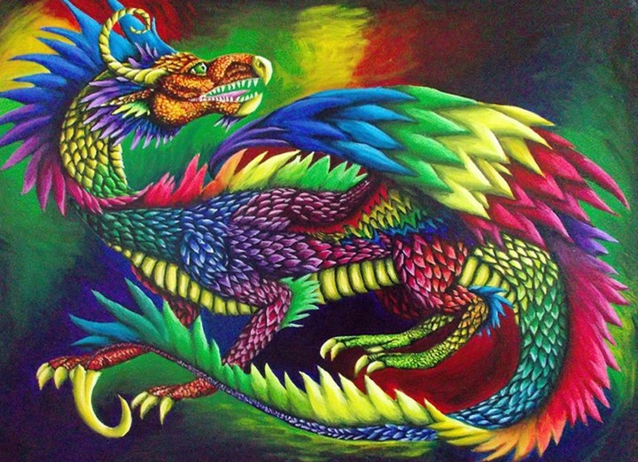 DIAMOND PAINTING -DRACHE