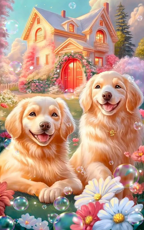 DIAMOND PAINTING -glückliches Zuhause