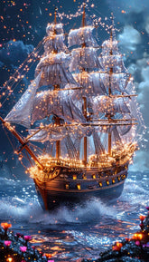 DIAMOND PAINTING - Seeschiff