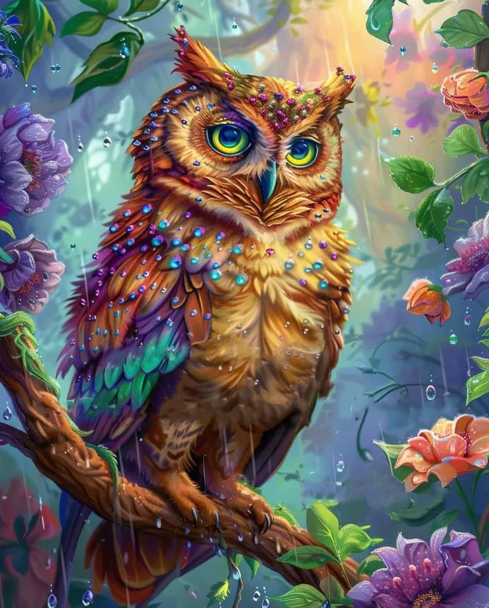 DIAMOND PAINTING - Eule