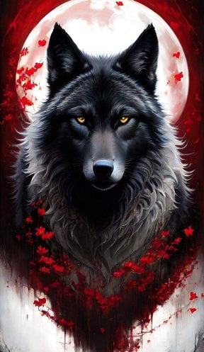 DIAMOND PAINTING - Wolf