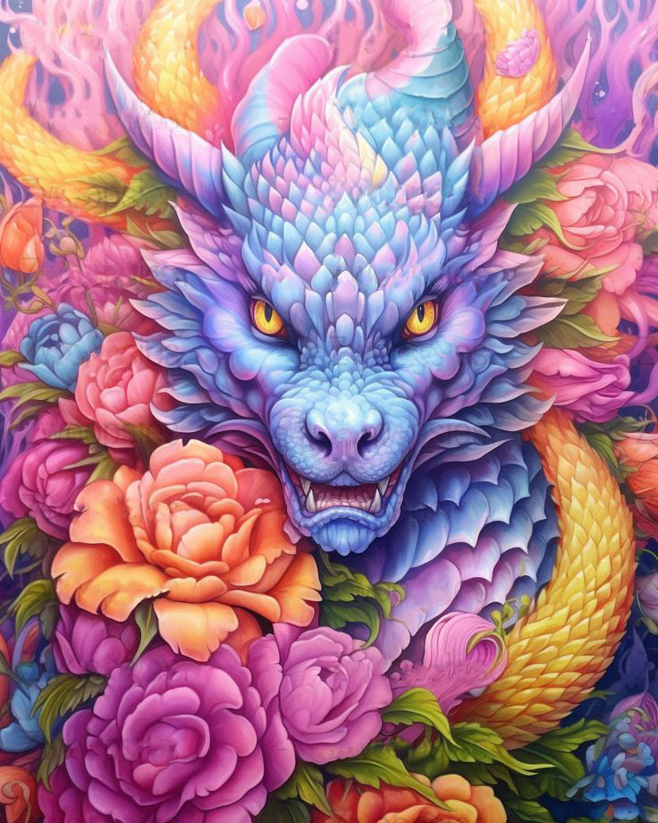 DIAMOND PAINTING - Drachen