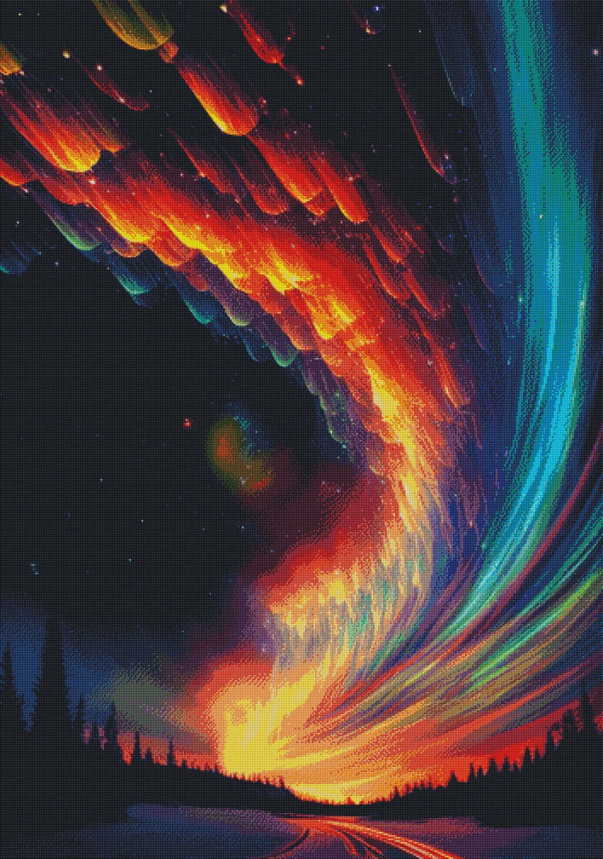 DIAMOND PAINTING -POLARLICHT