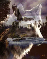 DIAMOND PAINTING - Wolf