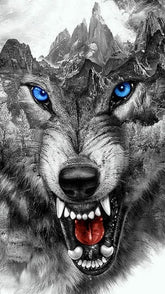 DIAMOND PAINTING - Wolf
