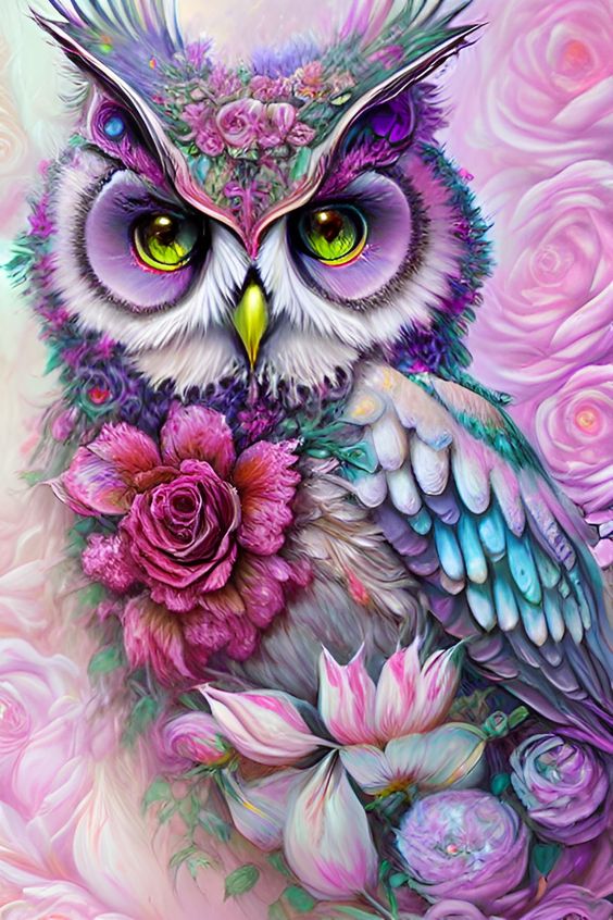 DIAMOND PAINTING - Eule